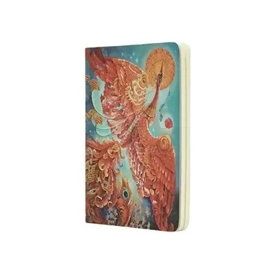 Paperblanks Sešit A6 tečkovaný PTÁCI ŠTĚSTÍ Firebird