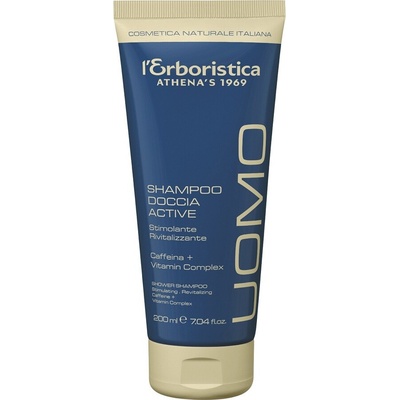 L'Erboristica Uomo Active stimulačný a revitalizačný sprchový gél 2v1 200 ml