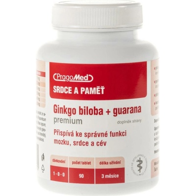 Ginkgo biloba + guarana 90 tablet