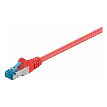 MicroConnect SFTP6A005R CAT6a S/FTP, 0.5m, červený