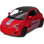 Kinsmart Метална количка Kinsmart Livery Edition - Fiat 500e, 1: 28, червена (54137)