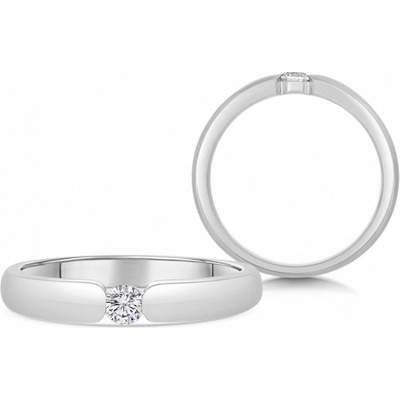 Sofia Diamonds zlatý zásnubní prsten s diamantem BDRB00073WG