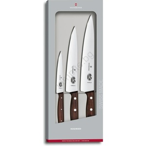 Victorinox - Комплект кухненски ножове WOOD, 3 бр. , клен (GG866)
