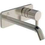 Ideal Standard Вграден смесител за мивка Ideal Standard Atelier Joy, сребрист, Silver Storm, чучур 18 см (A7380GN)