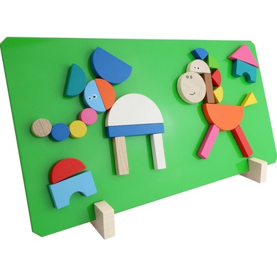 Detoa magnetické puzzle ZOO