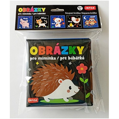 Obrázky pre bábätká/pre miminká Kúpacia knižka/Kúpacia knižka
