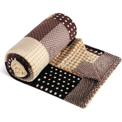 Bellatex Přikrývka Kemping PLUS Hnědá Béžová 150x200 – Zboží Dáma