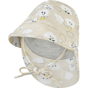 Sterntaler Детска шапка Sterntaler Kid's Regenhut Hat - Beige / Wolke - размер 49 cm (904-7613-0112)