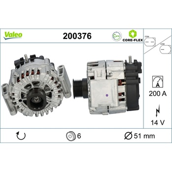 Alternátor VALEO 200376