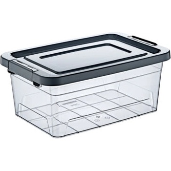 Horecano HOME-Кутия контейнер 20L - 31.5x47.5xh19cm АНТРАЦИТ (TRN-208-01) (014838)