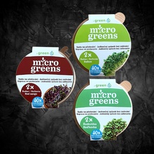 Sada microgreens 3x inGreen pěstební set - Ředkev