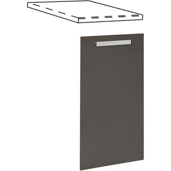 Matis Врата за съдомиялна машина с дръжка IN Mask 45x72 сив