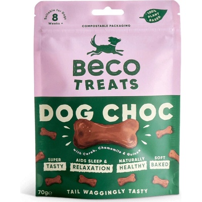 Beco Treats zeleninové pamlsky se psí čokoládou 70 g