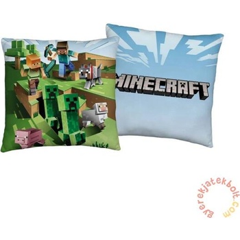 Halantex Obojstranný vankúš Minecraft motív Farma 40x40