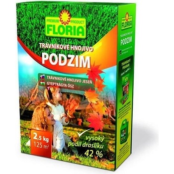 Agro Floria podzimní trávníkové hnojivo 2.5 kg