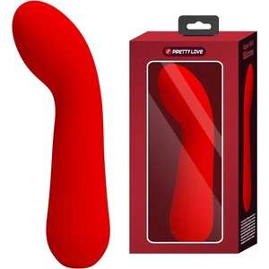 G-SPOT вибратор, супер мек и гъвкав, 15см. - Pretty Love Faun Red (DEBRA01658)