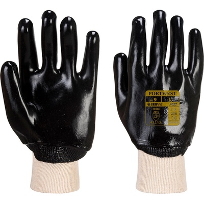 Portwest Киселинно устойчиви работни ръкавици a400 (a400bkr)