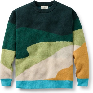Passenger Дамски пуловер Passenger Women's Scenic Recycled Knitted Jumper - Scenic Dark Fern (117-3152-0314)