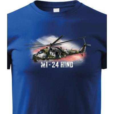 Dětské tričko Mi-24 HIND ModráCanvas Dětské tričko Bezvatriko.cz 3379