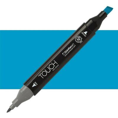 Lihová fixa TOUCH oboustranná Fine & Chisel, Cerulean blue (B63)