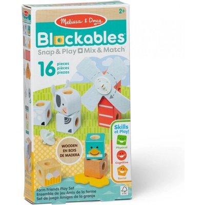 Melissa & Doug Blockables строителен комплект ферма (6074896)