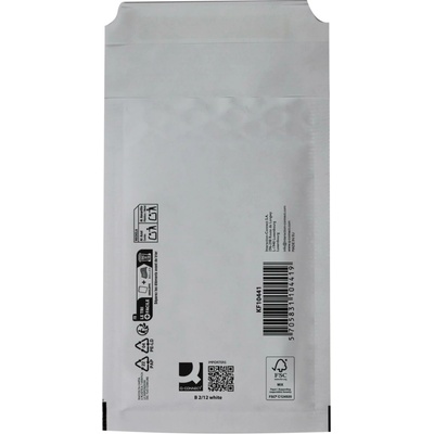 Bublinkové obálky Q-Connect - B/2, 140 x 225 mm, bílé, 10 ks