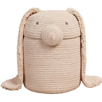 Lorena Canals Кремава текстилна детска кошница за играчки ø 25x30 cm Rita the Rabbit - Lorena Canals (BSK-RITA)