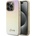 GUESS Кейс Guess Saffiano Iridescent Script за iPhone 15 Pro, златист (GUE003454-0)