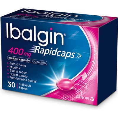 Ibalgin Rapidcaps 400 mg cps.mol. 30 x 2 x 400 mg