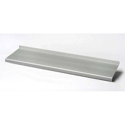 Parapet venkovní r.š.400mm - pozink Lakovaný RAL 9007 stříbrná tmavá s folií dl.2m