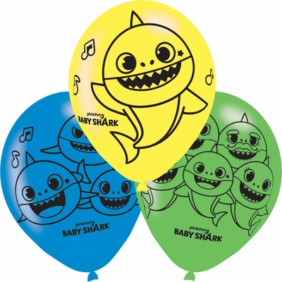 Amscan Latexové balóny Baby Shark