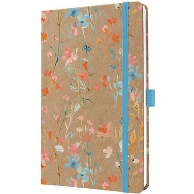 Sigel Jolie A5 týždenný 2027 Blue Floral Serenity