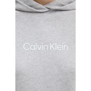 Calvin Klein Памучен суичър Calvin Klein в сиво с качулка с принт K20K205449 (K20K205449)