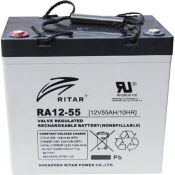 Ritar Оловна батерия RITAR (EV12-55), AGM, 12V, 55Ah, За електрически колички (8216)