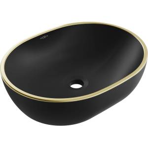 Mexen Viki 48x35 cm matt black/gold (21054875)