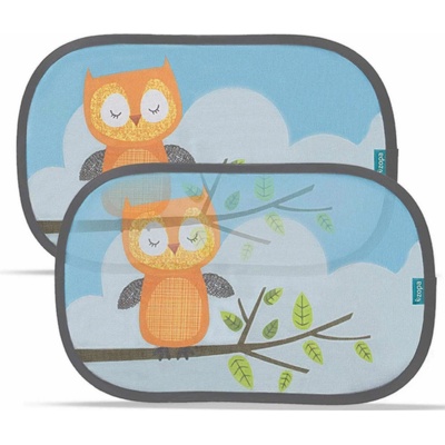 ZOPA Slnečná clona do auta zvieratka Owl