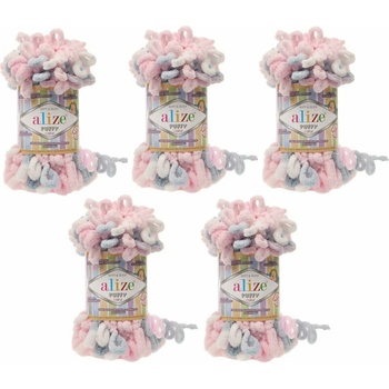 alize Puffy Color SET 5864 Плетива прежда (26705864-ALIZE-SET)