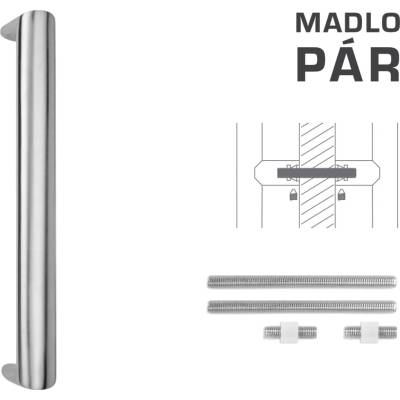 MPkovania FT - MADLO kód K40 40x20 mm UN pár Rozteč madla: 800 mm, Rozmer profilu madla: 40x20 mm, Dĺžka: 820 mm