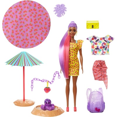 Barbie Color Reveal Pena plná zábavy Jahoda