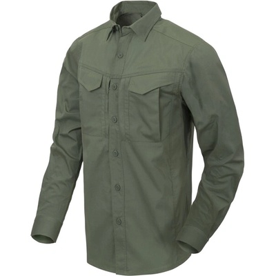 Helikon-Tex Риза DEFENDER Mk2 с дълъг ръкав - PolyCotton Ripstop - зелено маслина (KO-DF2-PR-02)