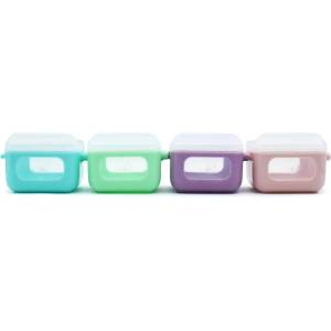Melii Комплект контейнери за храна Melii - Snap & Go, 4 x 118 ml (ML23805)