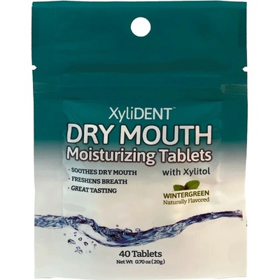 XyliDENT zvlhčující pastilky wintergreen 40 ks