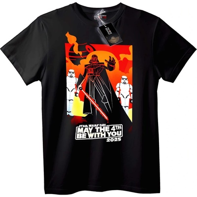 NOONEBRAND Тениска Star Wars 4-ти май 2025 - 2XL, Black