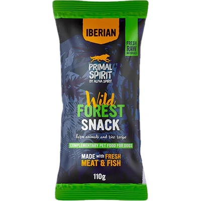Primal Spirit Dog Iberian Snack Wild Forest 110 g