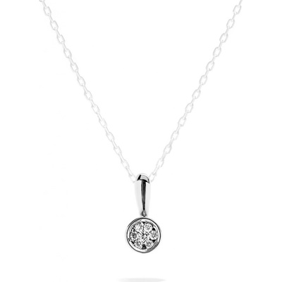 Blink-Blink Diamantový prívesok z bieleho zlata 4074BDG