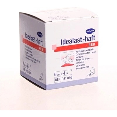 Idealast-haft color ovínadlo elastické 6 cm x 4 m 1 ks červená