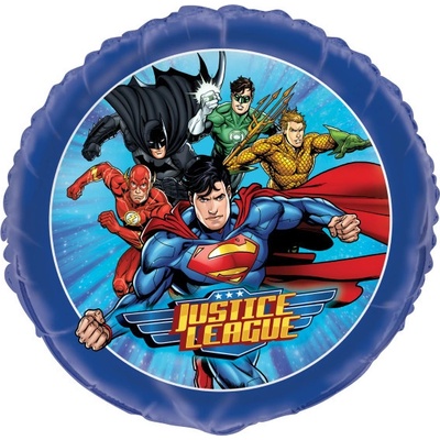 Kruh Liga spravedlnosti 18 46 cm fóliový balónek