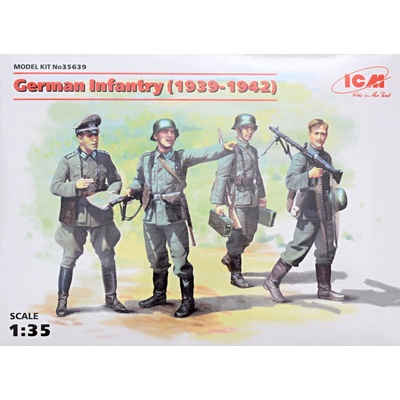 ICM German Infantry 19391941 4 figúrky 1:35