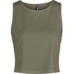 Pieces Къса блуза Pieces Women's Crop Tops - Deep Green