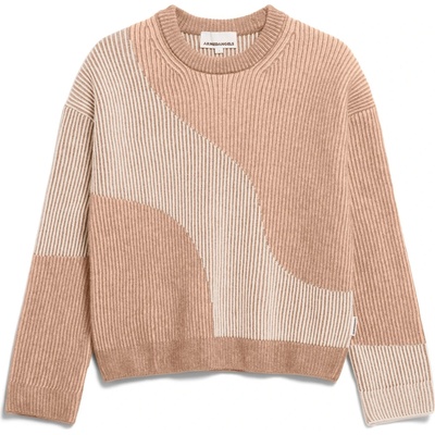 ARMEDANGELS Дамски вълнен пуловер Armedangels Women's Mayraa Vanise Jumper - Camel Melange / Oatmilk - размер XXL (105-5492-0316)